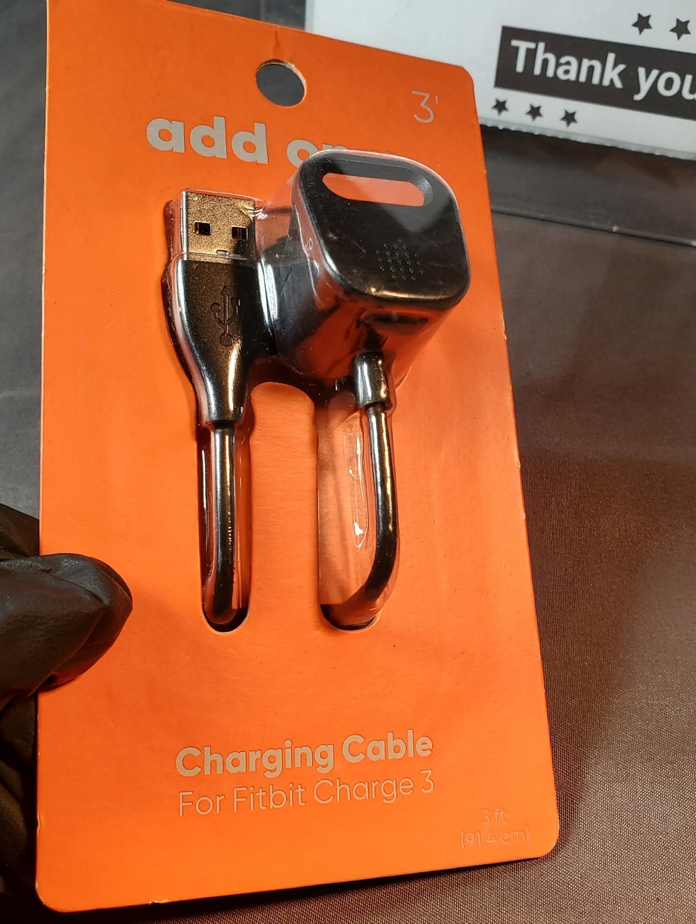 Fitbit Charge 4  -Charging Cable  - Brand NEW 3' -ONN Brand